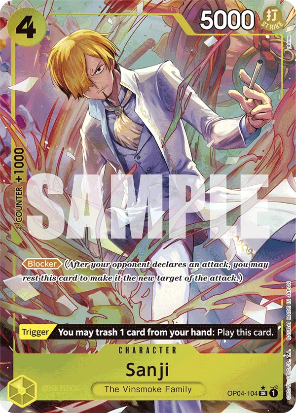 Carta Sanji (OP04-104)