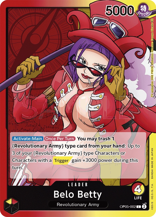 Carta Belo Betty (OP05-002)