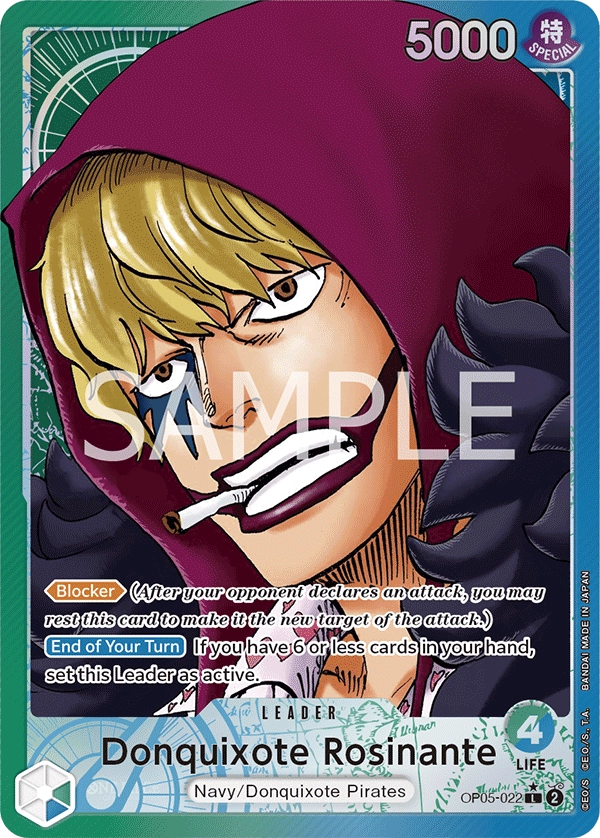 Carta Donquixote Rosinante (OP05-022)