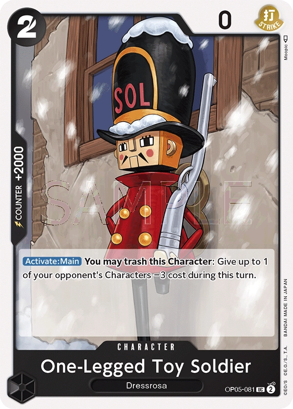 Carta One-Legged Toy Soldier (OP05-081)