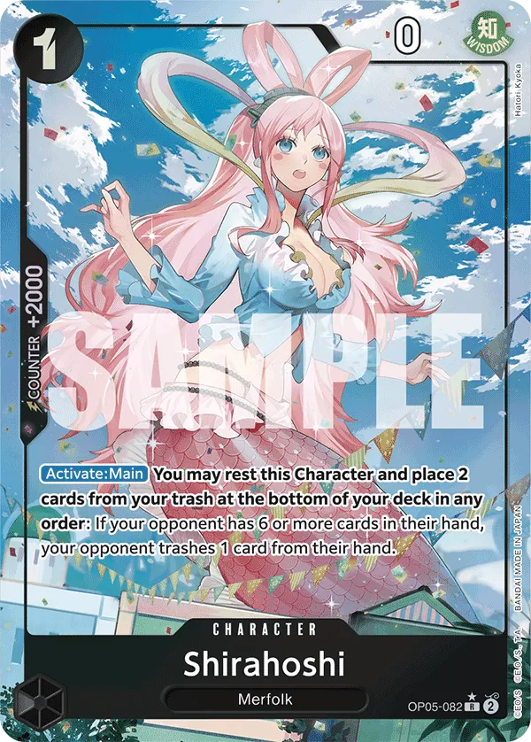 Carta Shirahoshi (OP05-082)