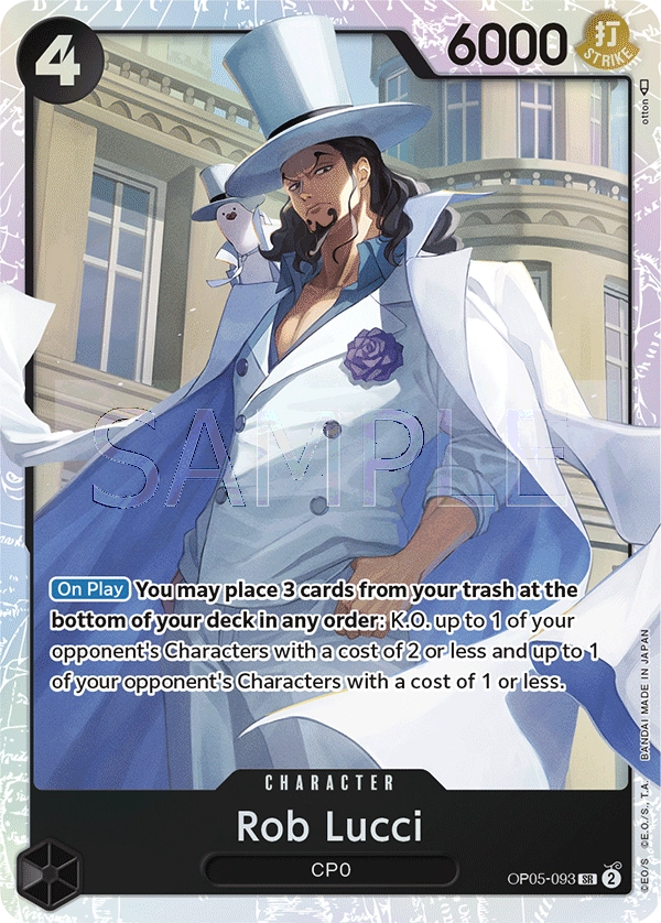 Carta Rob Lucci (OP05-093)