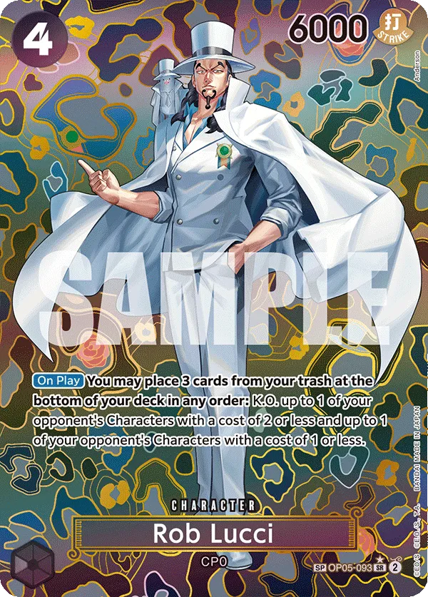 Carta Rob Lucci (OP05-093)