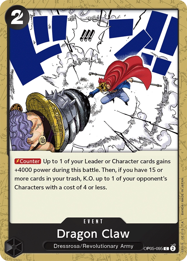 Carta Dragon Claw (OP05-095)