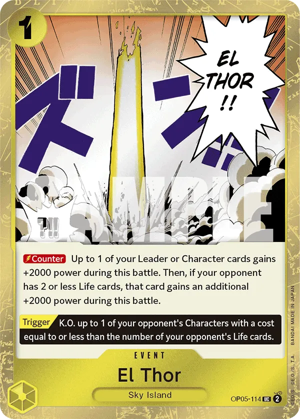 Carta El Thor (OP05-114)