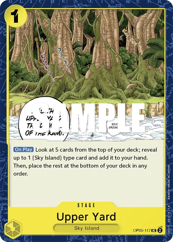 Carta Upper Yard (OP05-117)