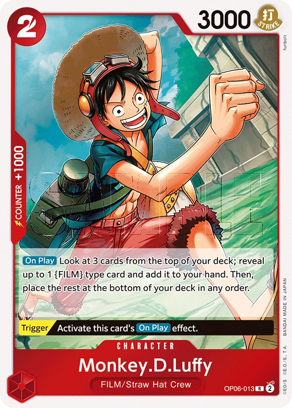 Carta Monkey.D.Luffy (OP06-013)