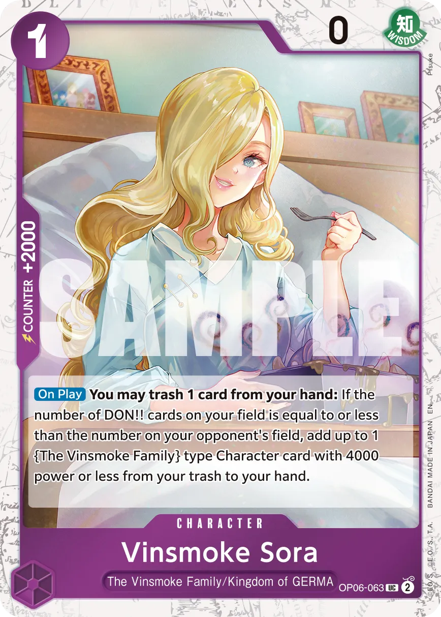 Carta Vinsmoke Sora (OP06-063)