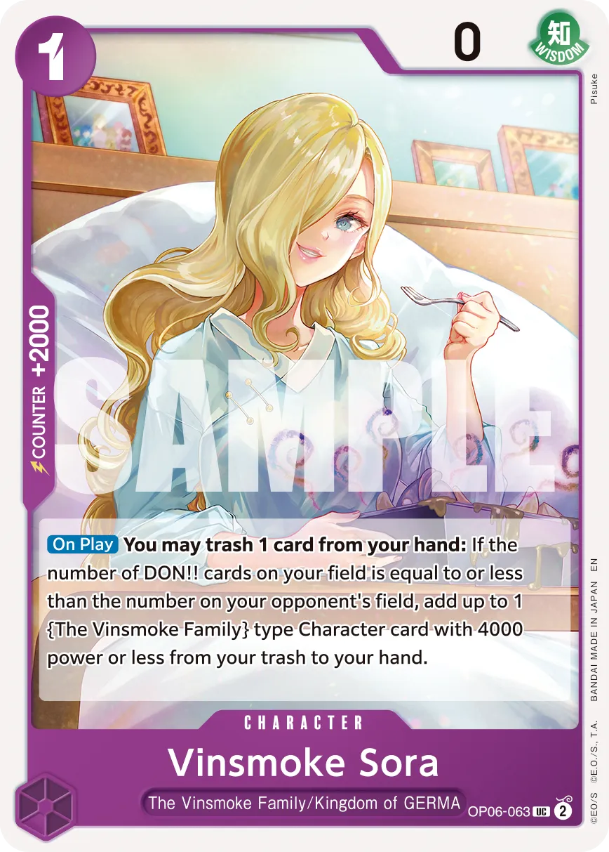 Carta Vinsmoke Sora (OP06-063)