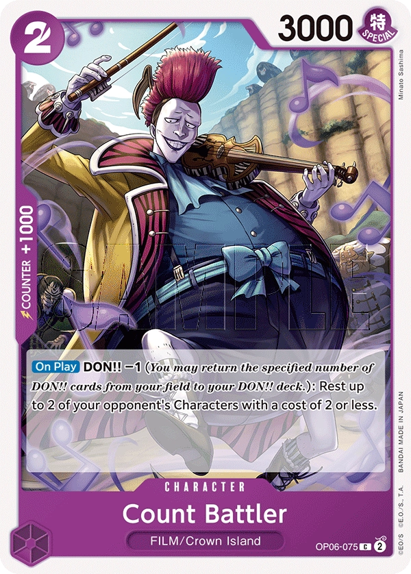 Carta Count Battler (OP06-075)
