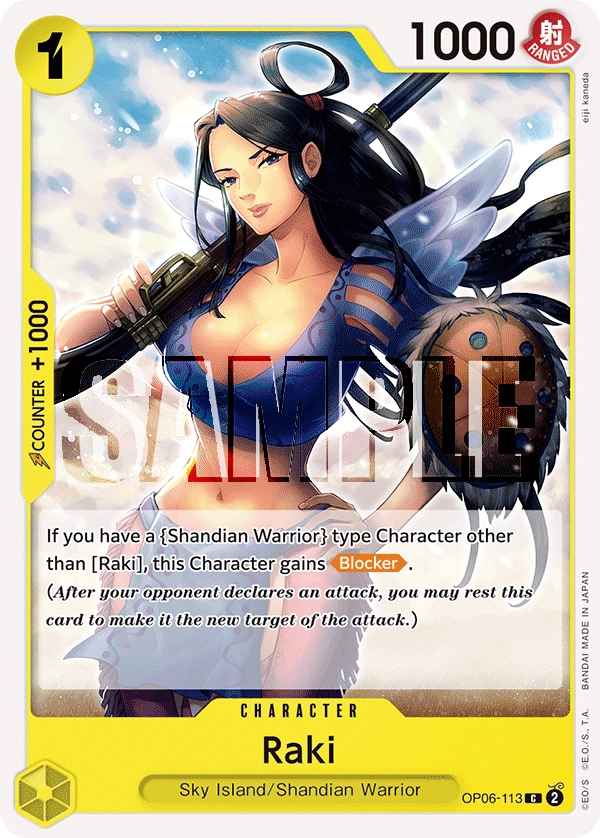 Carta Raki (OP06-113)