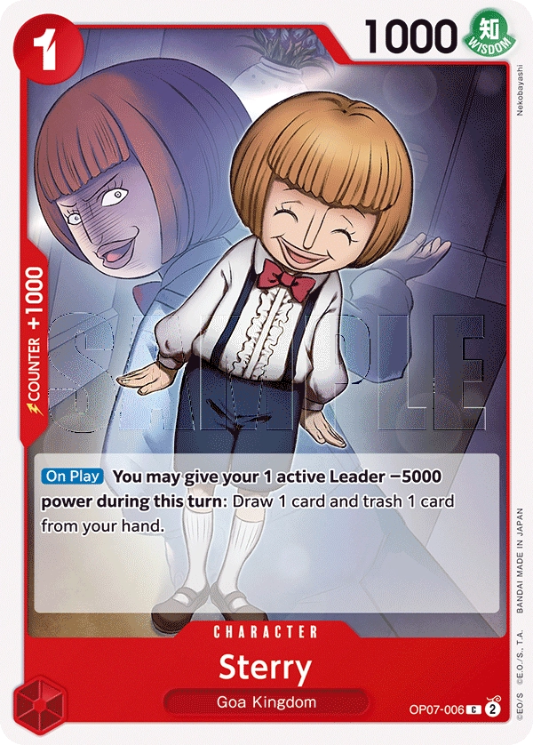 Carta Sterry (OP07-006)