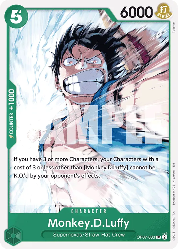 Carta Monkey.D.Luffy (OP07-033)