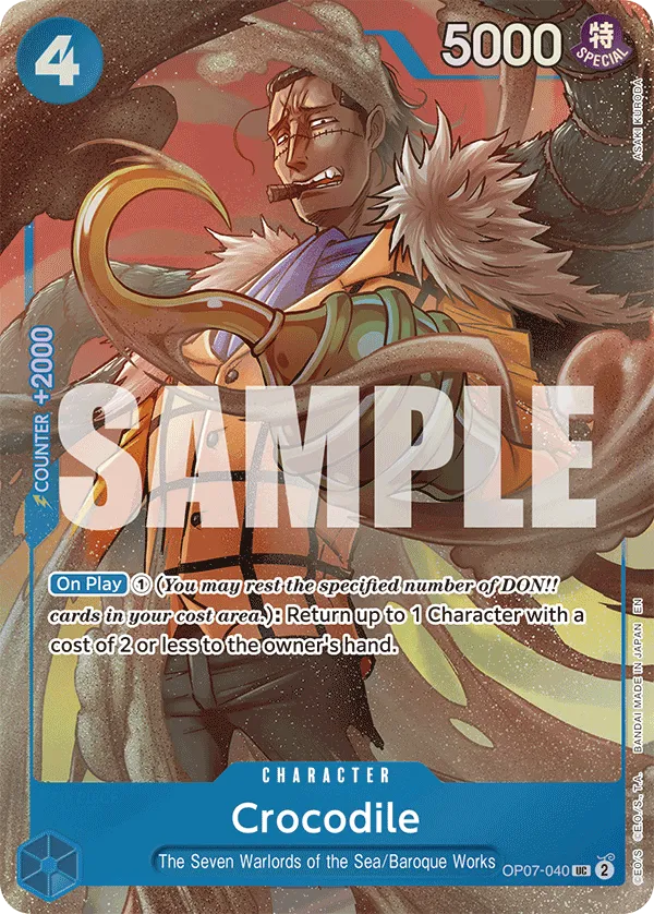 Carta Crocodile (OP07-040)