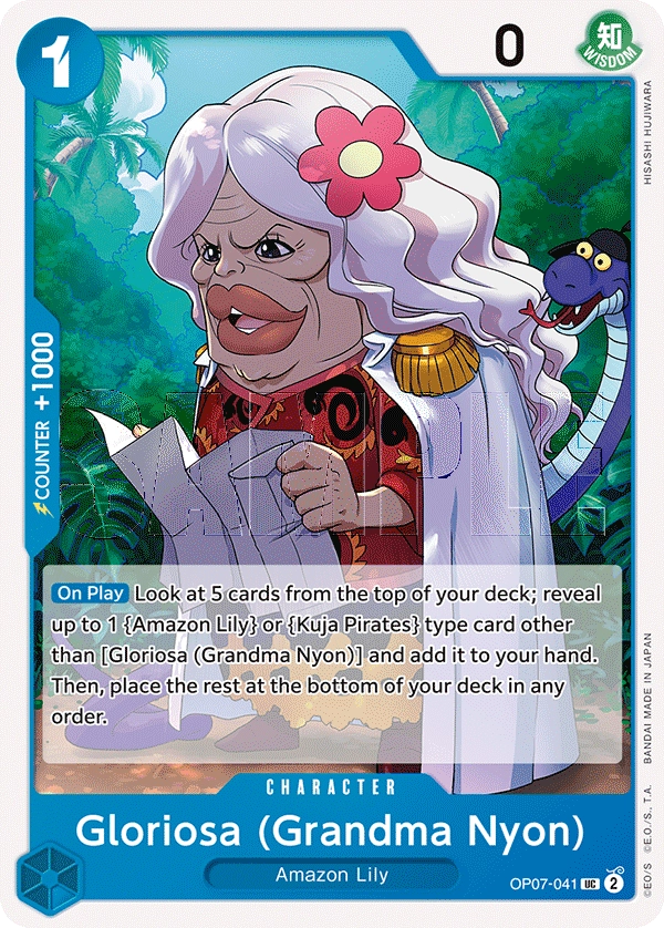 Carta Gloriosa (Grandma Nyon) (OP07-041)