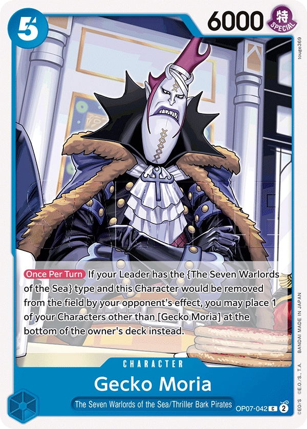 Carta Gecko Moria (OP07-042)