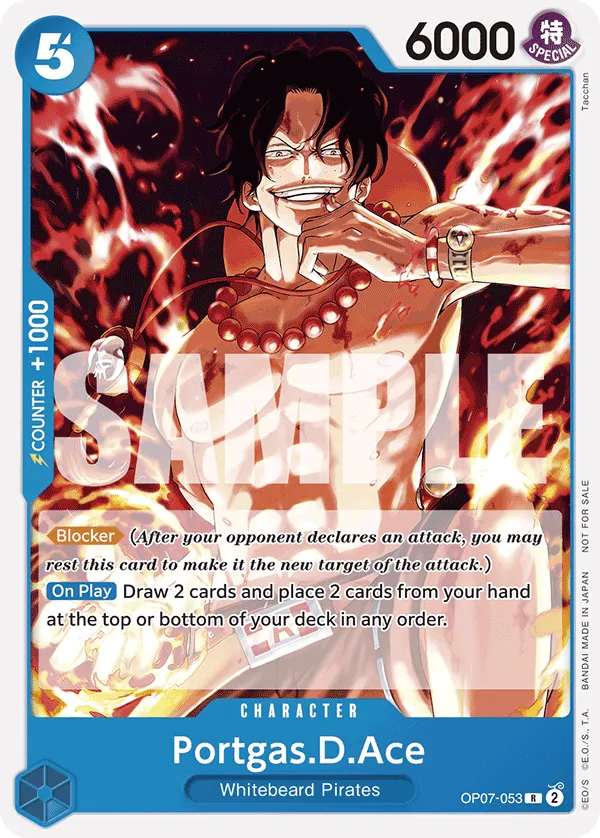 Carta Portgas.D.Ace (OP07-053)