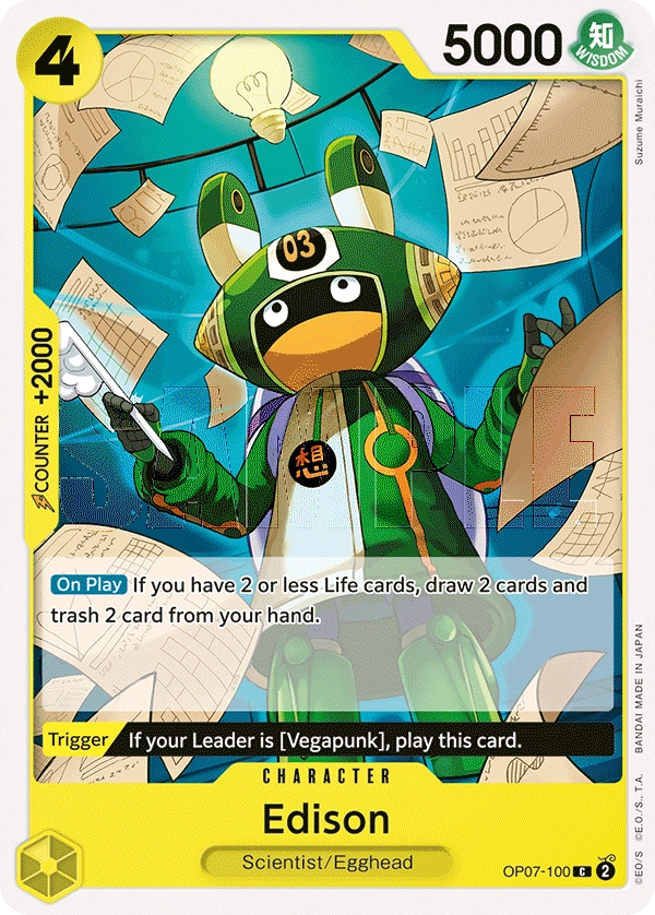 Carta Edison (OP07-100)