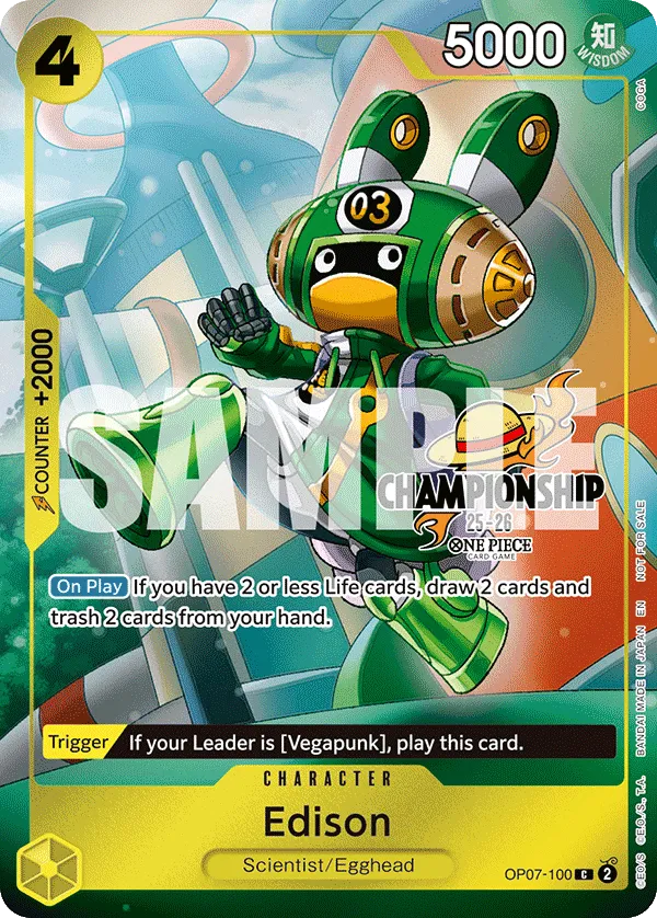 Carta Edison (OP07-100)