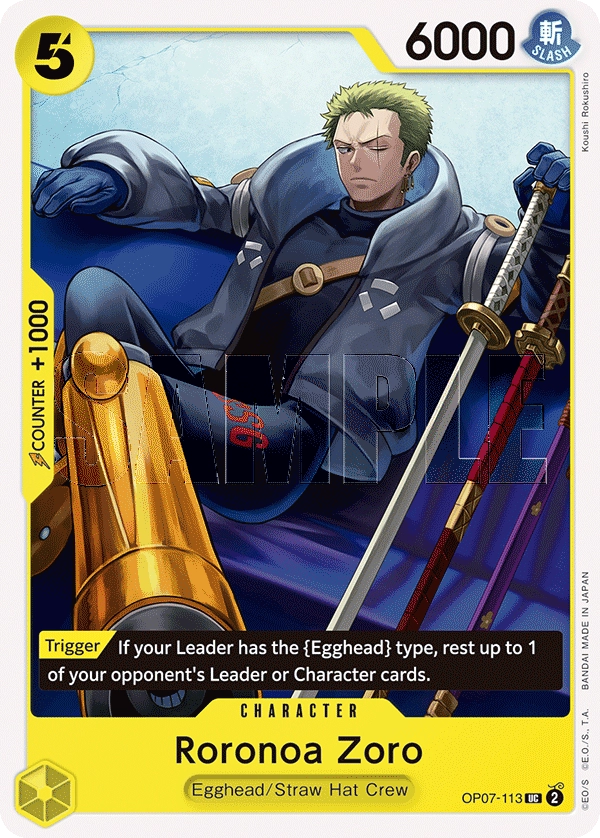 Carta Roronoa Zoro (OP07-113)