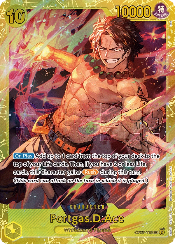 Carta Portgas.D.Ace (OP07-119)