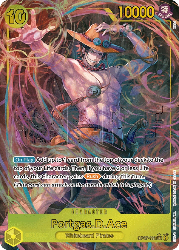 Carta Portgas.D.Ace (OP07-119)