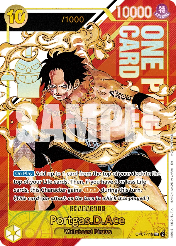 Carta Portgas.D.Ace (OP07-119)