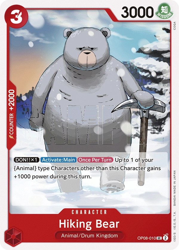 Carta Hiking Bear (OP08-010)