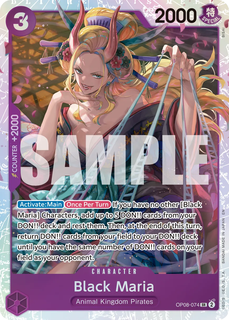 Carta Black Maria (OP08-074)