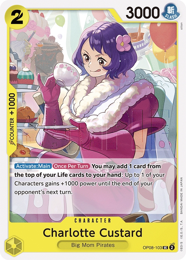 Carta Charlotte Custard (OP08-103)