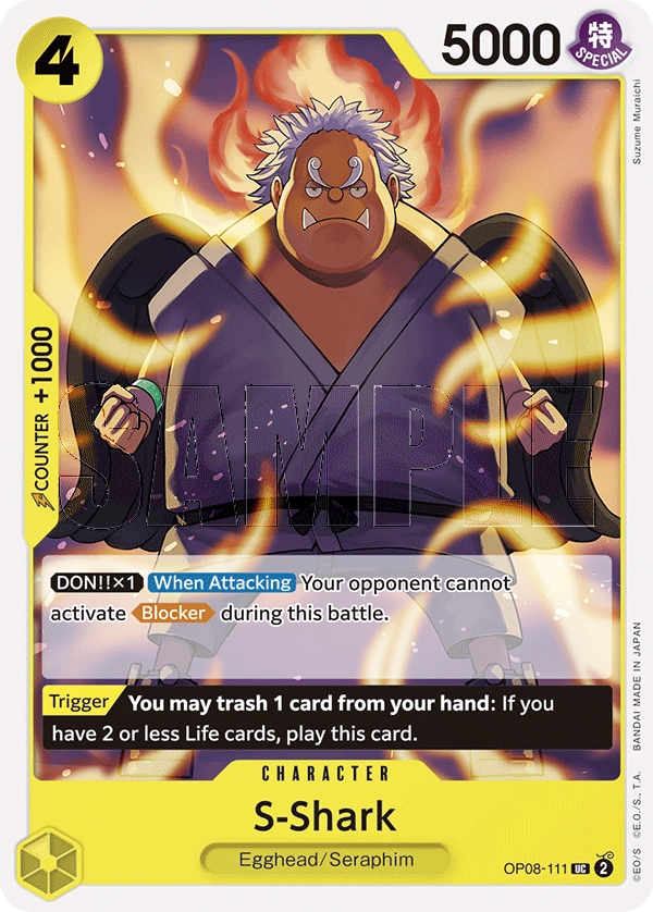 Carta S-Shark (OP08-111)