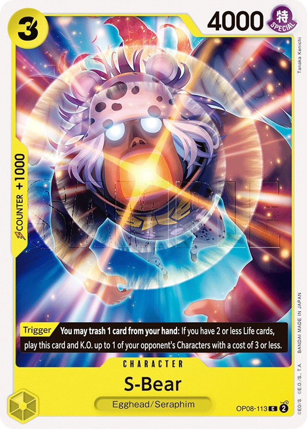 Carta S-Bear (OP08-113)