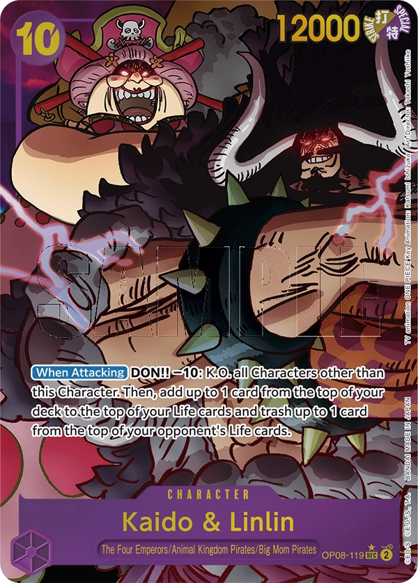 Carta Kaido & Linlin  (OP08-119)