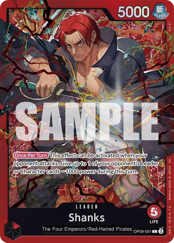 Carta Shanks (OP09-001)