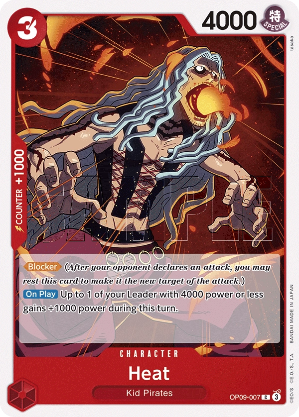 Carta Heat (OP09-007)