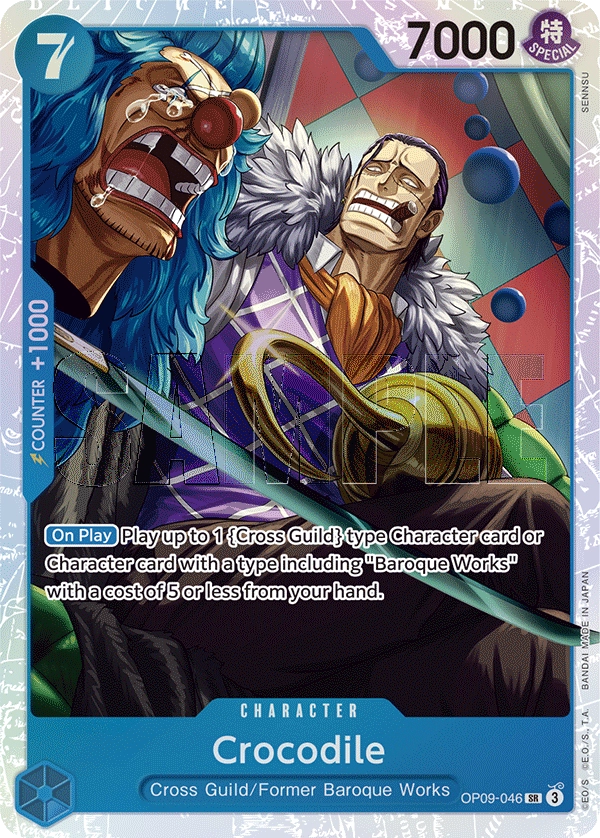 Carta Crocodile (OP09-046)