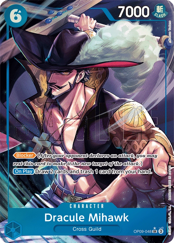 Carta Dracule Mihawk (OP09-048)