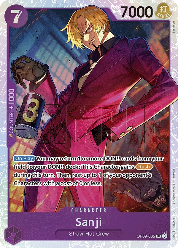Carta Sanji (OP09-065)