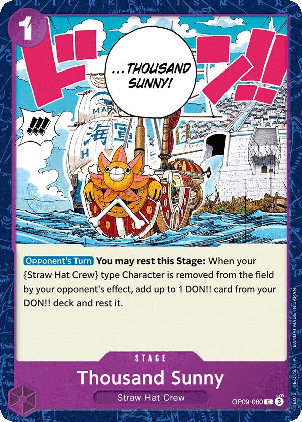 Carta Thousand Sunny (OP09-080)