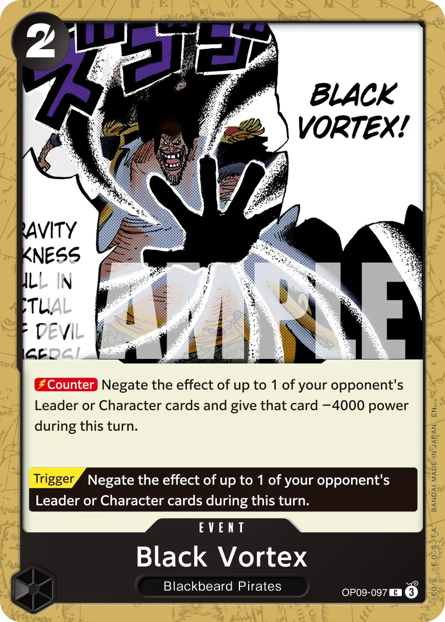 Carta Black Vortex (OP09-097)