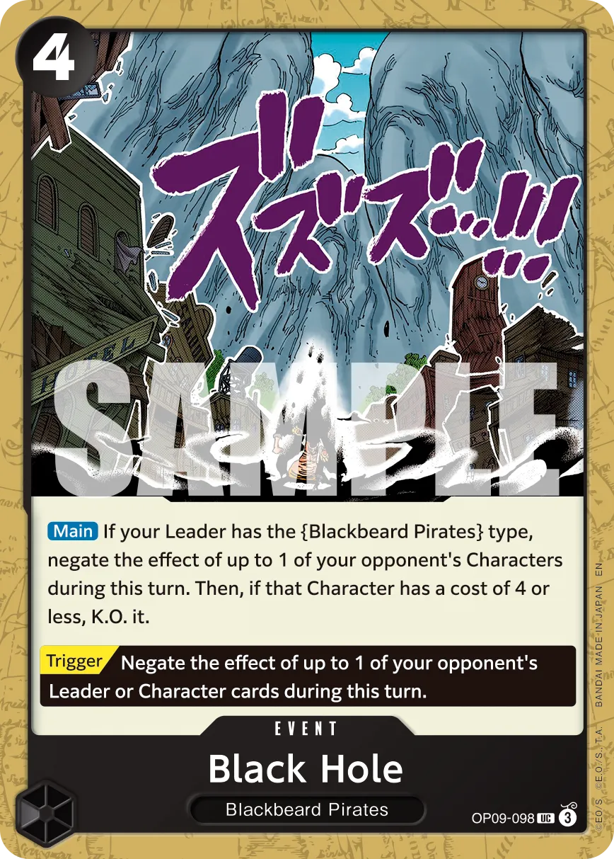 Carta Black Hole (OP09-098)