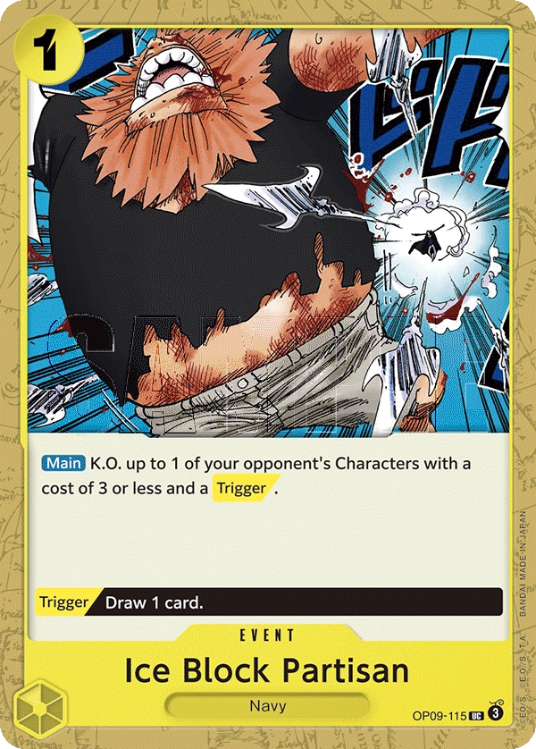 Carta Ice Block Partisan (OP09-115)