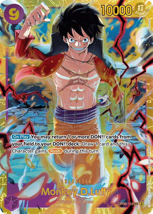 Carta Monkey.D.Luffy (OP09-119)