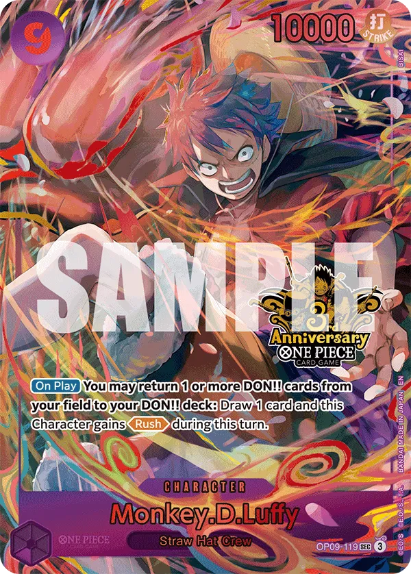 Carta Monkey.D.Luffy (OP09-119)
