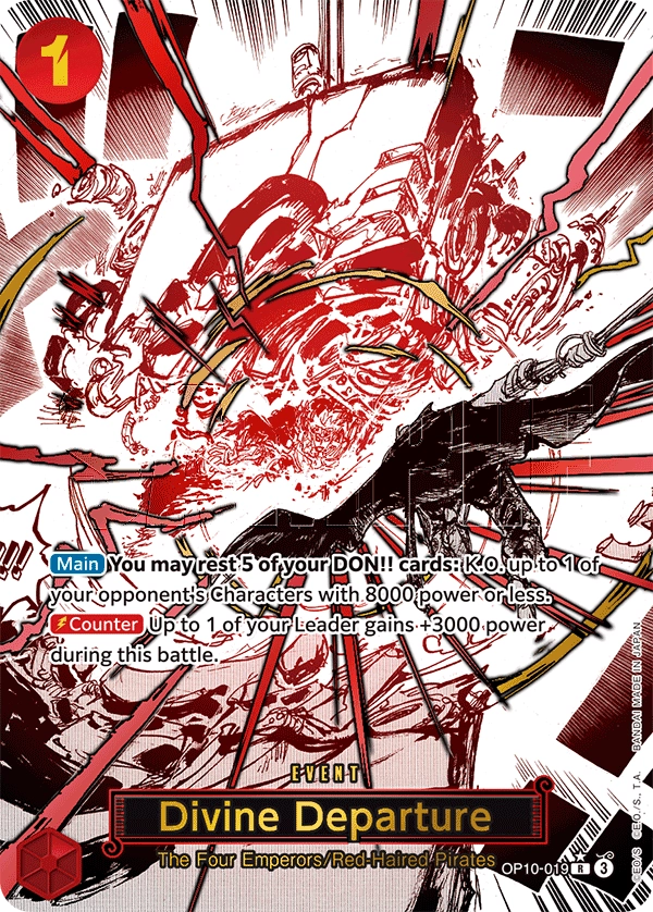 Carta Divine Departure (OP10-019)