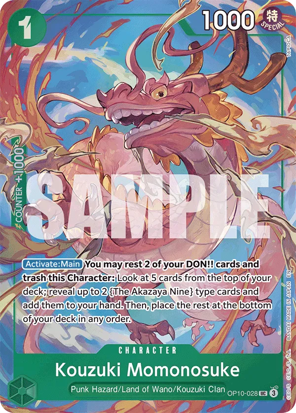 Carta Kouzuki Momonosuke (OP10-028)
