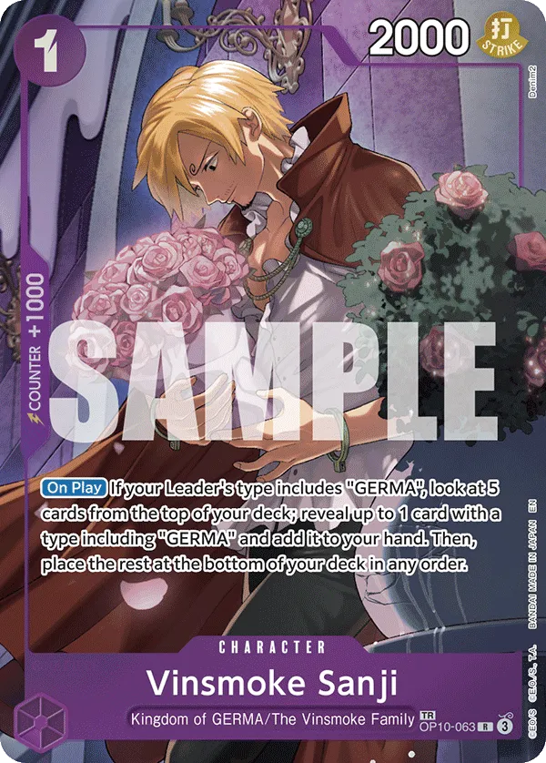 Carta Vinsmoke Sanji (OP10-063)