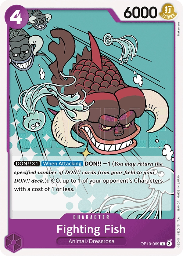 Carta Fighting Fish (OP10-069)