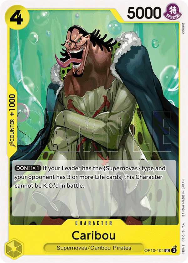 Carta Caribou (OP10-104)