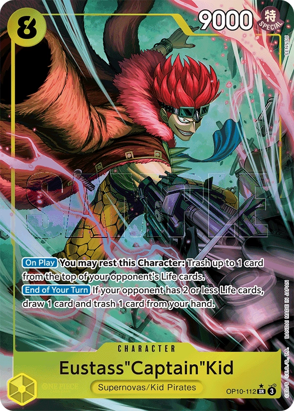 Carta Eustass"Captain"Kid (OP10-112)